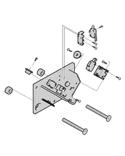 Механические упоры концевых положений G4040 G4041 в сборе Came 119RIG177 в Орле Запчасти для шлагбаумов и автоматики Pintop.ru