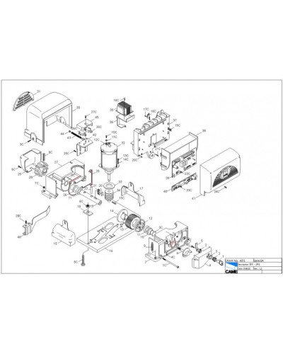 Плата S5000 Came 119RIR124 в Орле Запчасти для шлагбаумов и автоматики Pintop.ru