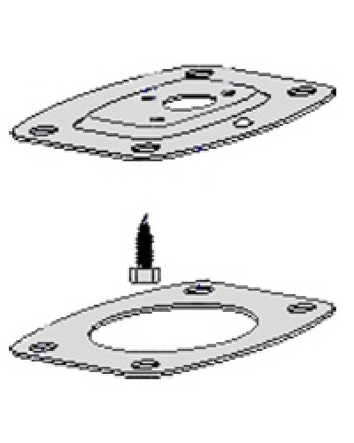 Монтажное основание стойки с анкерами DIR-L DIR-LNCame 119RIR146 в Орле Запчасти для шлагбаумов и автоматики Pintop.ru