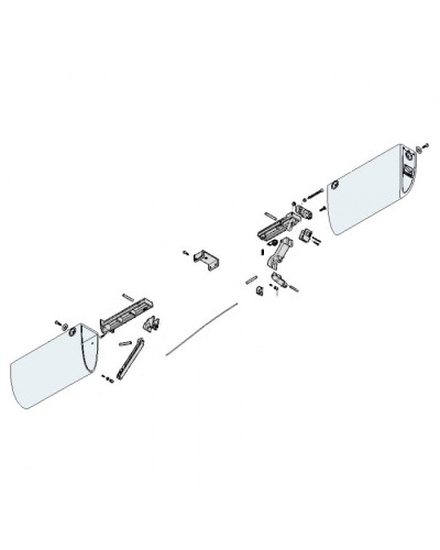 Механизм нижний профиля DF Came 119RIR228 в Орле Запчасти для шлагбаумов и автоматики Pintop.ru
