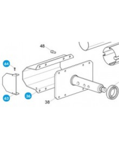 Крышка блока управления ZL37 Came 319148 в Орле Запчасти для шлагбаумов и автоматики Pintop.ru
