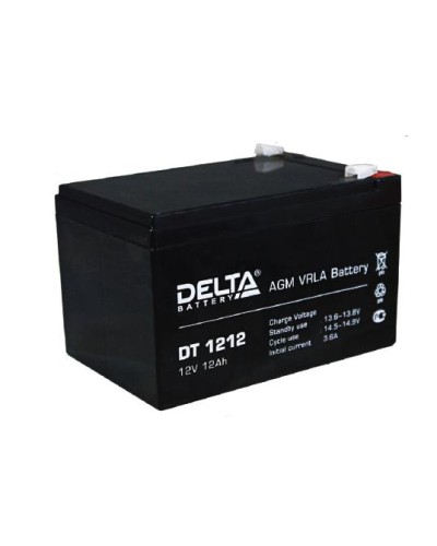 Аккумулятор свинцово-кислотный Delta DT 1212 в Орле Электротехническое оборудование Pintop.ru