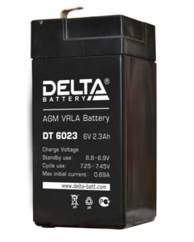 Аккумулятор свинцово-кислотный Delta DT 6023 в Орле Электротехническое оборудование Pintop.ru