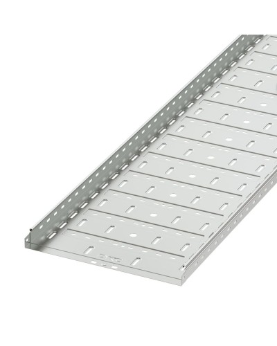 Лоток перфорированный 500х50 L3000, горячеоцинкованный DKC 35267HDZ в Орле Кабельные лотки Pintop.ru