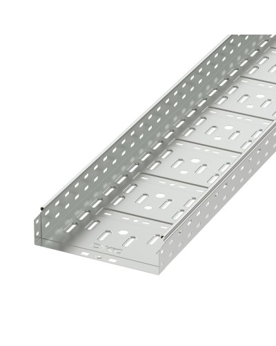 Лоток перфорированный 300х100 L 2000, цинк-ламельный DKC (35334ZL) в Орле Кабельные лотки Pintop.ru