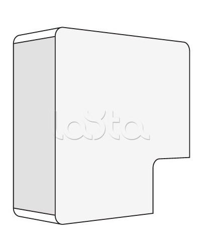 Угол плоский для миниканалов TMC AMP 50x20 DKC 00654 в Орле Аксессуары для кабель-канала Pintop.ru