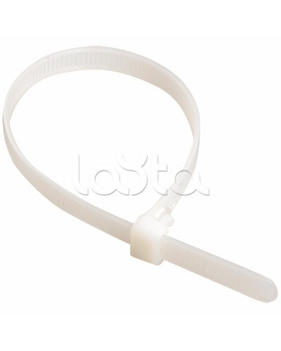 Хомут-стяжка нейлоновый, стандартный P6.6 12.5х850 белый DKC 25241 (100 шт/уп) в Орле Стяжки-хомуты Pintop.ru