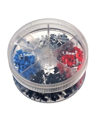 Контейнер двойных наконечников-гильз с изолир.фланцем 0,75-2,50 кв.мм 1 упаковка - 200 шт DKC 2ARTD555 в Орле Крепежные изделия Pintop.ru