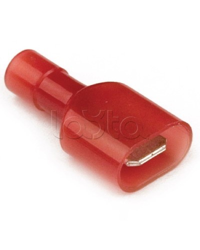 Наконечник плоский полностью изолир. (вилка) 2,5-6 кв.мм 6,3х0,8 мм (РППИ-П) DKC 2C22TP в Орле Крепеж Pintop.ru