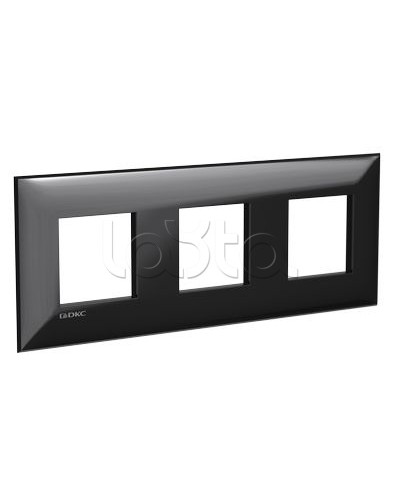 Рамка ARTLEBEDEV Черный квадрат Avanti, 6 мод. DKC 4402906 в Орле Аксессуары для лотков Pintop.ru