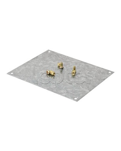 Монтажная пластина из оцинк. стали 133х109 мм, для коробок 154х129 мм DKC (653012) в Орле Распределительные коробки Pintop.ru