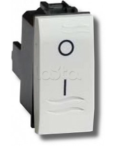 Выключатель двухполюсный белый 1 мод в Орле Аксессуары для стоек и шкафов Pintop.ru