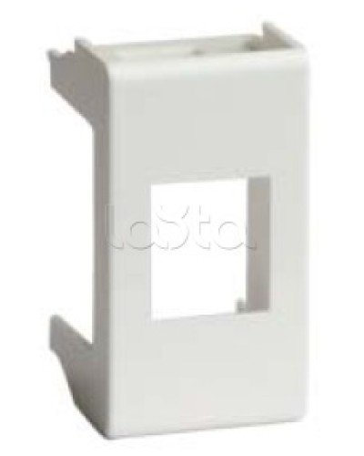 Адаптер для информационных разъемов SIEMON, белый, 1мод. DKC 76608B в Орле Аксессуары для стоек и шкафов Pintop.ru