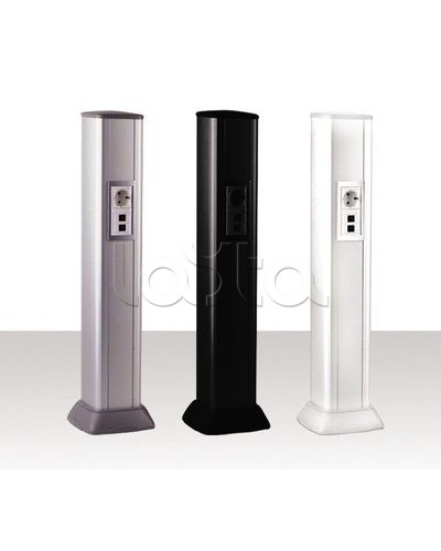 Колонна алюминевая 0,71 м, цвет черный DKC 09593 в Орле Аксессуары для стоек и шкафов Pintop.ru