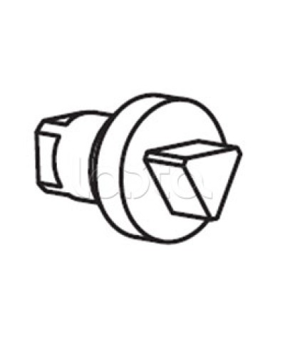 Личинка замка, для малой ручки, под ключ треугольного профиля 7мм DKC R5CE213 в Орле Крепежные изделия Pintop.ru
