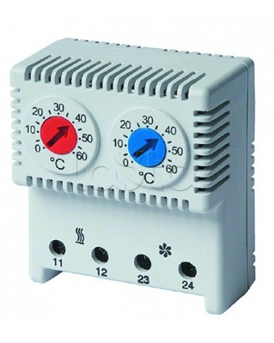 Термостат сдвоенный DKC (R5THRV13) в Орле Аксессуары для стоек и шкафов Pintop.ru