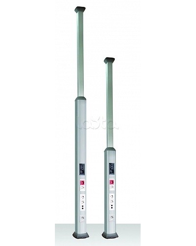 Колонна алюминиевая, 2.7 - 4.2м, цвет белый DKC 09572 в Орле Аксессуары для стоек и шкафов Pintop.ru