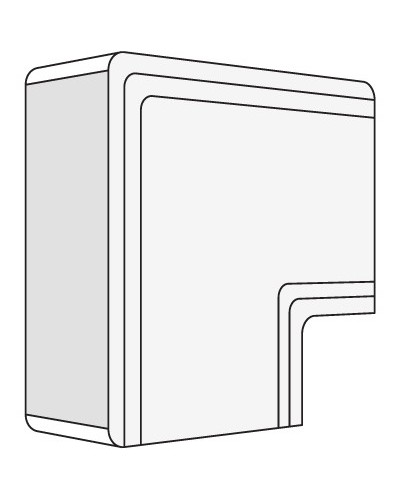 Угол плоский NPAN 80x60 мм DKC 01744 в Орле Аксессуары для кабель-канала Pintop.ru