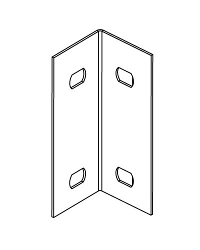 Уголок опорный FR TC/RRC/RRD/RRS на H 50 DKC 30199 в Орле Аксессуары для лотков Pintop.ru