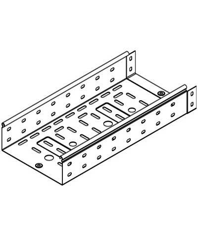 Лоток перфорированный 100х100 L 3000 DKC 35341 в Орле Кабельные лотки Pintop.ru