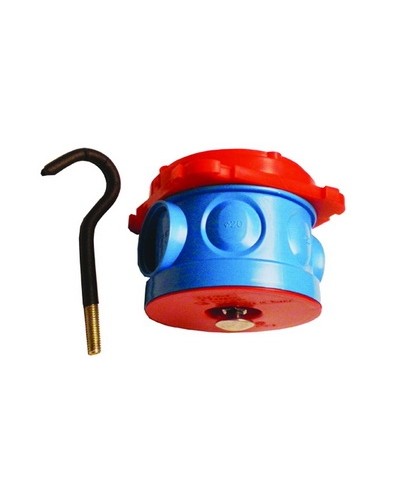 Коробка потолочная с крюком для заливки в бетон, д.70х136мм DKC 59385 в Орле Аксессуары для кабель-канала Pintop.ru