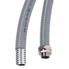 Металлорукав DN 20мм в ПВХ изоляции, Dвн 20,5 мм, Dнар 25,5, 50 м, цветсерый DKC 6071R-020