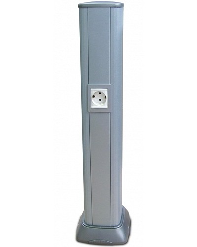 Колонна алюминевая 0,71 м, цвет темно-серебристый металлик DKC 09594 в Орле Аксессуары для стоек и шкафов Pintop.ru