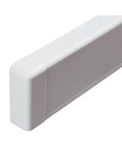 Заглушка для плинтусного короба 100х40 мм белый DKC AIR10045 в Орле Аксессуары для стоек и шкафов Pintop.ru