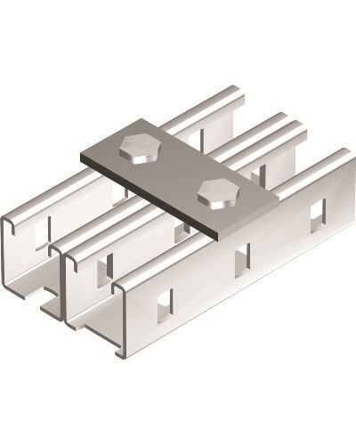 Пластина соединительная, длина 90 мм, 2отв., горячеоцинкованная DKC BMD1011HDZ в Орле Аксессуары для лотков Pintop.ru