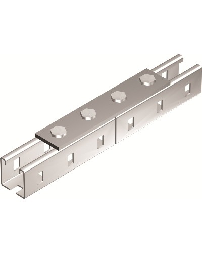 Пластина соединительная, длина 190 мм, 4отв., горячеоцинкованная DKC (BMD1012HDZ) в Орле Аксессуары для лотков Pintop.ru