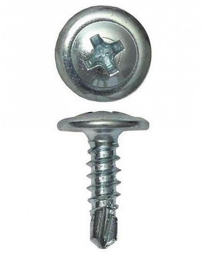 Саморез с пресс-шайбой 4.2x25 острый DKC CM275025 в Орле Крепеж Pintop.ru