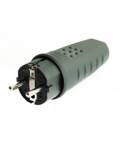 Вилка Schuko. Каучук. DKC DIS1103100 в Орле Аксессуары для стоек и шкафов Pintop.ru