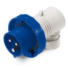 Вилка кабельная угловая IP67 16А 2P+E 230В DKC DIS2261633