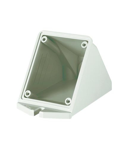 Коробка для настенного монтажа с наклоном розеток с фланцем 84*106 мм DKC DIS5700132 в Орле Распределительные коробки Pintop.ru