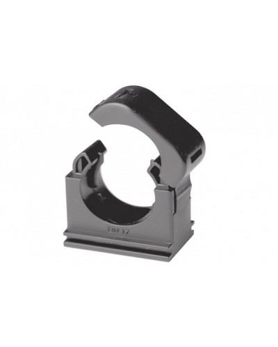 Держатель с крышкой DN 48 мм, полиамид, цвет чёрный DKC (PASW48N) в Орле Держатели, клипсы, скобы Pintop.ru