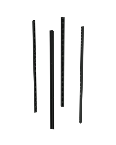 Стойки вертикальные для 19 IT-CQE, В=2000мм, 4шт, RAL9005 DKC (R5KMN20B) в Орле Аксессуары для стоек и шкафов Pintop.ru