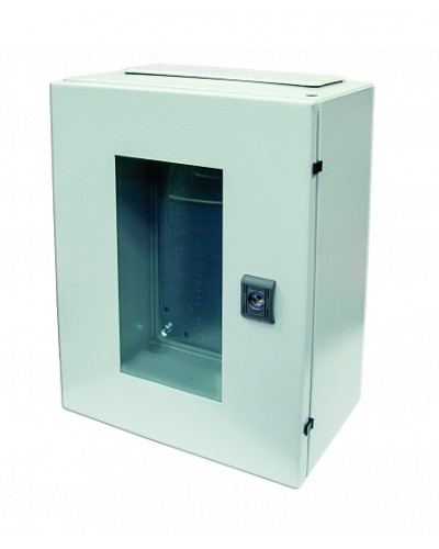 Корпус ST с прозрачной дверью и с М/П Размер: 1000 x 800x 400 мм (В х Ш х Г) DKC R5STX1084 в Орле Аксессуары для стоек и шкафов Pintop.ru