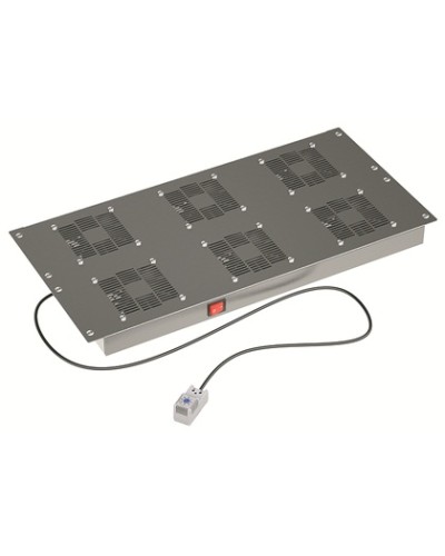 Потолочный вентиляторный модуль, с термостатом 6 вент. для крыши Ш=800мм DKC R5VSIT8006FT в Орле Вентиляторные модули Pintop.ru