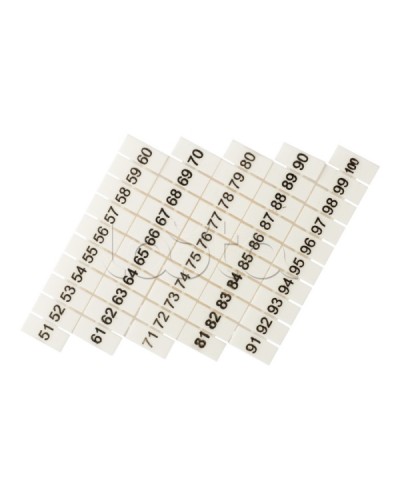 Маркеры для JXB-ST 6 с нумерацией 50-100 (100 шт.) EKF PROxima (zb-st-6-50-100) в Орле Клеммные колодки Pintop.ru