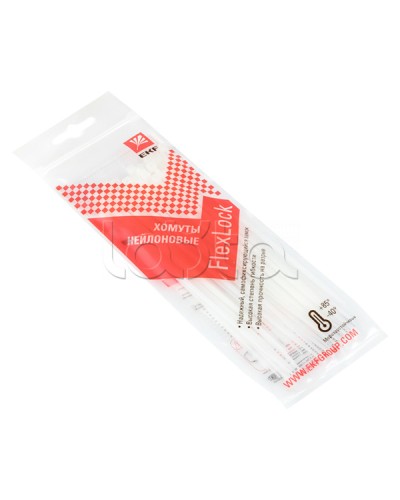 Хомут P6.6 стандартный (б), 2.5x160 (100шт) FlexLock PROxima EKF (plc-fl-ctsw-2.5x160) в Орле Стяжки-хомуты Pintop.ru