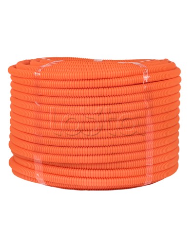 Труба гофр. ПНД с протяжкой d20 мм (100 м) оранжевая EKF-Plast (tpnd-20-o) в Орле Труба гофрированная Pintop.ru