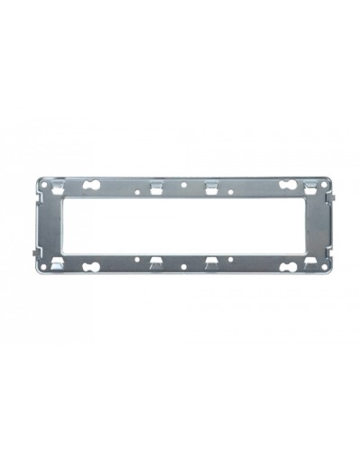 Универсальный суппорт для горизонтальных рамок 6 и 8 модулей французский стандарт Eurolan (16S-00-18WT) в Орле Комбинированные настенные розетки Pintop.ru