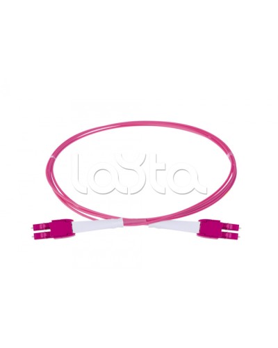 Оптический шнур HD, OM4, 2×50/125, дуплекс LC - дуплекс LC, UNIBOOT PUSH-PULL, 1 м Eurolan (41B-40-LC-LC-01) в Орле Патч-корды и пигтейлы Pintop.ru