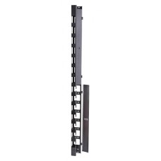 Вертикальный организатор с крышкой, 27U, серия R300 Eurolan (60A-18-27-01-10BL)