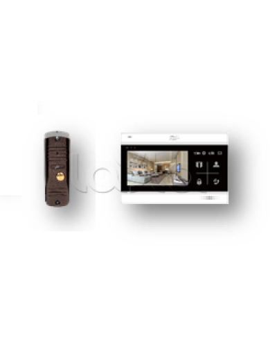 Комплект видеодомофона Fox FX-VD5S-KIT АГАТ 5B КОМПЛЕКТ (FX-CP8) в Орле Комплекты домофонов Pintop.ru