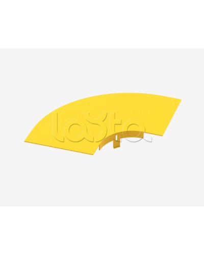 Крышка на горизонтальный изгиб на 90° Hyperline FBTR-120-ELB90CVR в Орле Аксессуары для лотков Pintop.ru