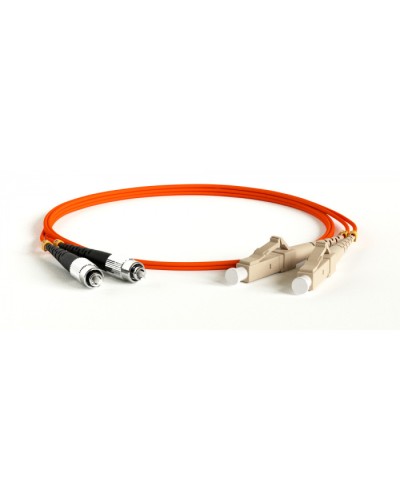 Патч-корд волоконно-оптический Hyperline FC-D2-50-FC/PR-LC/PR-H-20M-LSZH-OR в Орле Патч-корды оптические Pintop.ru