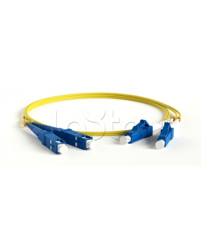 Патч-корд Hyperline (FC-D2-9A1-LC/UR-SC/UR-H-1M-LSZH-YL) в Орле Патч-корды оптические Pintop.ru