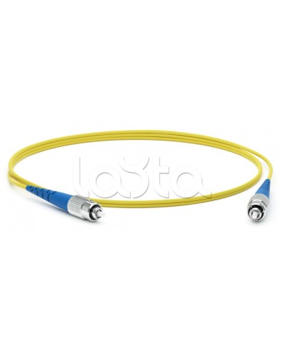 Патч-корд волоконно-оптический SM 9/125 (OS2), FC/UPC-FC/UPC, simplex, LSZH, 10 м Hyperline FC-S2-9-FC/UR-FC/UR-H-10M-LSZH-YL в Орле Патч-корды оптические Pintop.ru