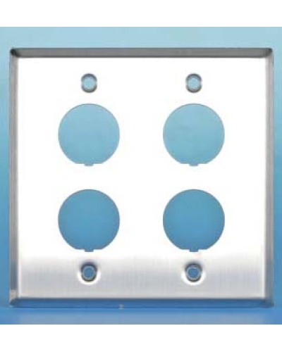 Панель лицевая для 4-х промышленных модулей Hyperline FP-IE-U-4-SL в Орле Аксессуары для кабель-канала Pintop.ru